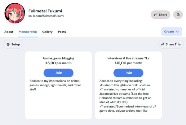 Subscribe on Ko-fi for Exclusive Content