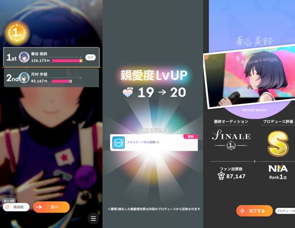 Managed to Beat Misuzu's N.I.A scenario in Gakumas